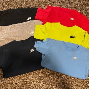 Nike Kids Short Sleeve Tees - Black, Red, Gray, Yellow, Blue